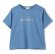 画像1: by LOVEiT  　【吸水速乾/さらさら】ラインストーンTシャツ　　51；ブルー (1)