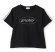 画像1: by LOVEiT  　【吸水速乾/さらさら】ラインストーンTシャツ　　80；クロ (1)
