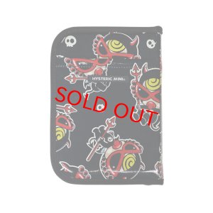 画像1: MY FIRST HYSTERIC　DEVILKIN総柄 PVC マルチケース　　10；ブラック系 (1)