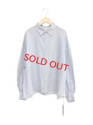 画像1: VC　  Wide Chest Shirt 　BLUE×YELLOW STRIPE    サイズF (1)