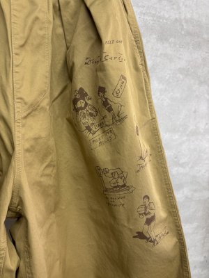 画像3: 2025秋冬 DENIMDUNGAREE 	コンパクトチノ ガウチョ PN 16;ベージュ (3)