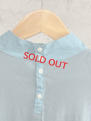 画像3: grin B天竺スモッキング刺繍プルオーバー  420;ブルー (3)