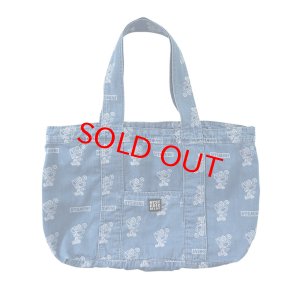 画像1: MY FIRST HYSTERIC　ANGEL MINI ライトオンデニム ジャガード ペアレンツバッグ　　46:ライトインディゴ (1)