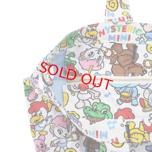 画像4: MY FIRST HYSTERIC　HYS-MINI BAND CLUB総柄 ペアレンツバッグ　　14:ブラック系 (4)