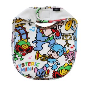 画像2: MY FIRST HYSTERIC HYS-MINI BAND CLUB総柄 RV スタイ  14:ブラック系 (2)