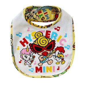 画像1: MY FIRST HYSTERIC　HYS-MINI BAND CLUB総柄 RV スタイ　　64:イエロー系 (1)