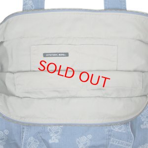 画像3: MY FIRST HYSTERIC　ANGEL MINI ライトオンデニム ジャガード ペアレンツバッグ　　46:ライトインディゴ (3)