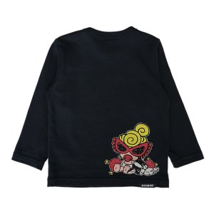 画像2: MY FIRST HYSTERIC MINI&J STAY AT HOME 長袖Tシャツ  10:ブラック (2)