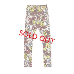 画像2: MY FIRST HYSTERIC　MINI DOLL総柄 10分丈レギンス　　　　04：ホワイト系 (2)