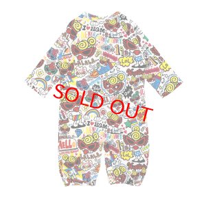 画像2: MY FIRST HYSTERIC　 DOODLE POP総柄 2WAYALL　　04:ホワイト系　　サイズ:FREE(60-70cm)	 (2)