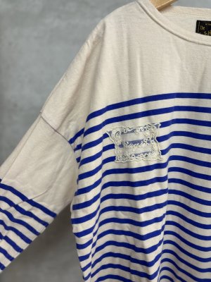 画像3: 2025秋冬 　GTH　     テンジク レーシー　ボダーPT TEE   1;白　サイズ；F (3)