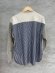 画像6: 2025秋冬　FITH  　天竺×ストライプ　L/S　Tシャツ　　11；生成　サイズ；155 (6)