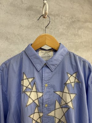 画像3: 2025秋冬 　GTH　    ブロードクロス スターシャツ　　14:ブルー　　　 (3)