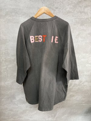 画像4: 2025秋冬　DENIMDUNGAREE　	 ビンテージテンジク HELLO TEE　　2；黒 (4)