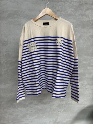 画像1: 2025秋冬 　GTH　     テンジク レーシー　ボダーPT TEE   1;白　サイズ；F (1)