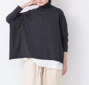 画像2: Veritecoeur  5COL TURTLE NECK サイズ;FREE  カラー;BLACK (2)