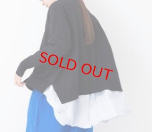 画像1: Veritecoeur  5COL 2WAY CARDIGAN  サイズ;FREE  カラー;BLACK (1)