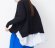 画像1: Veritecoeur　 5COL 2WAY CARDIGAN 　サイズ；FREE　　カラー；BLACK (1)