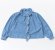 画像1: Veritecoeur　　Frill Blouse　サイズ；FREE    カラー；BLUE INDIGO (1)