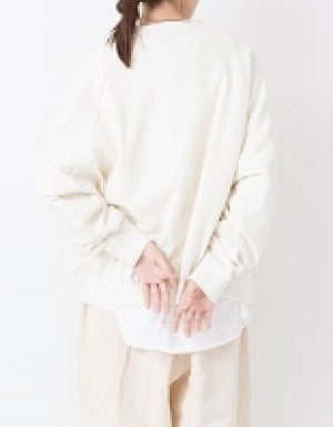 画像3: Veritecoeur　裏毛スウェット　　カラー；WHITE (3)