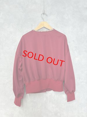 画像4: 2025秋冬　MARET(マレ)  パールON　THE　トラックカーデ　　13；WINE (4)