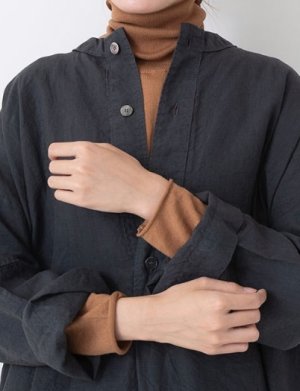 画像1: Veritecoeur　　5COL TURTLE NECK　サイズ；FREE　　カラー；CAMEL (1)