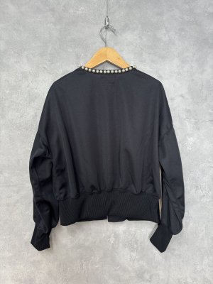 画像3: 　MARET(マレ)  パールON　THE　トラックカーデ　2；BLACK　　 (3)