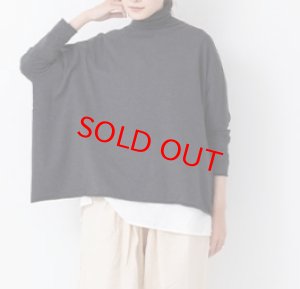 画像1: Veritecoeur　　5COL TURTLE NECK　サイズ；FREE　　カラー；C.GRAY (1)