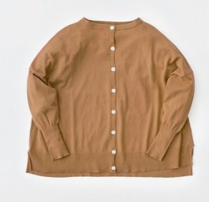 画像1: Veritecoeur　 5COL 2WAY CARDIGAN 　サイズ；FREE　　カラー；CAMEL (1)