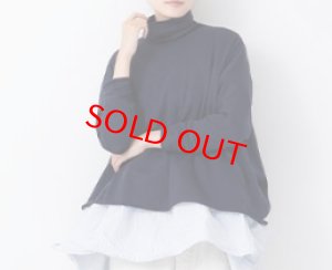 画像1: Veritecoeur  5COL TURTLE NECK サイズ;FREE  カラー;INK NAVY (1)