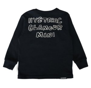 画像2: MY FIRST HYSTERIC　SELFISH BABY WITH BABY BEARループラス 長袖Tシャツ　10；ブラック (2)