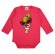 画像1: MY FIRST HYSTERIC　ANGEL MINI 長袖ロンパース　　26；マゼンタ　　サイズ；80 (1)