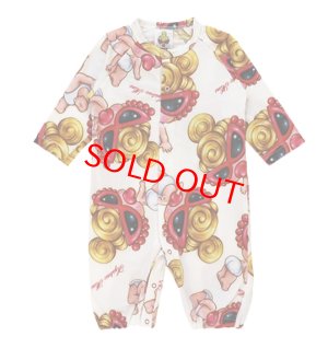 画像1: MY FIRST HYSTERIC　Sweet memories総柄 2WAYALL　　04；ホワイト系　サイズ:FREE(60-70cm)	 (1)