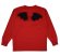 画像2: Hystericmini　FLY WITH DEVIL MINI 羽付き 長袖Tシャツ　20；レッド (2)