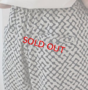 画像2: doux bleu　インドプリント イージーパンツ　02；アイボリー　サイズ；FREE (2)