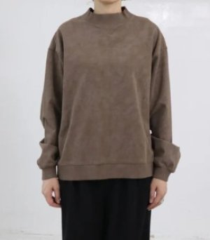 画像7: YARRA NEU　ムラ染風ミニ裏毛プルオーバー　　サイズ；FREE (7)