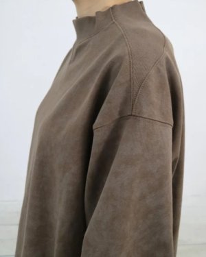 画像6: YARRA NEU　ムラ染風ミニ裏毛プルオーバー　　サイズ；FREE (6)