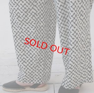 画像3: doux bleu　インドプリント イージーパンツ　02；アイボリー　サイズ；FREE (3)