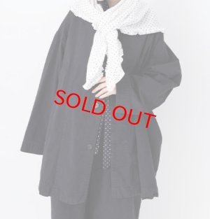 画像5: Veritecoeur　　ガーメントダイショートコート　　ROYAL NAVY　　サイズ；FREE     (5)