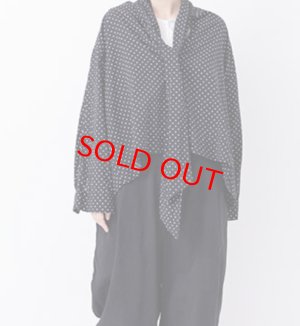 画像5: Veritecoeur　ドットタイカラーブラウス　　サイズ；FREE    (5)