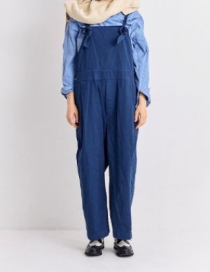 画像2: Veritecoeur　ガーメントダイクロスバックオーバーオール　　サイズ；FREE     (2)