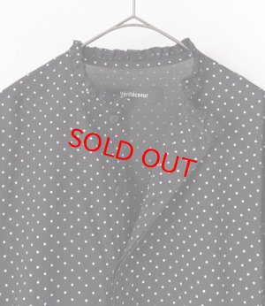 画像2: Veritecoeur　ドットフリルワンピース　　BLACK DOT　サイズ；FREE     (2)
