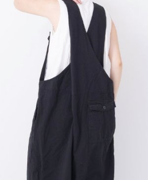 画像7: Veritecoeur　ガーメントダイクロスバックオーバーオール　　サイズ；FREE     (7)
