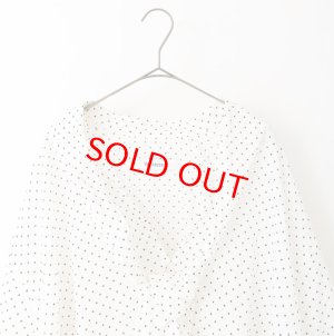 画像3: Veritecoeur　ドットタイカラーブラウス　　サイズ；FREE    (3)