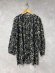 画像1: LILOU+LILY 　FLOWER　PRINT　チュニック　ブラウス　　C.NAVY　size:38 (1)
