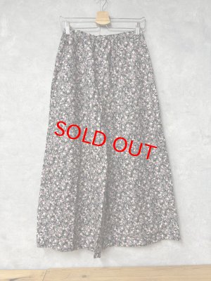 画像1: LILOU+LILY 　30VIERA　FLOWER　PRINT　ワイドパンツ　C.BLACK　size:38 (1)