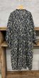 画像4: LILOU+LILY 　FLOWER　PRINT　ギャザーワンピースドレス　　C.NAVY　size:38 (4)