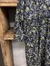 画像2: LILOU+LILY 　FLOWER　PRINT　ギャザーワンピースドレス　　C.NAVY　size:38 (2)