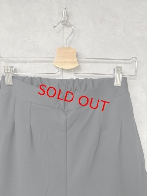 画像2: LILOU+LILY 　STRETCH PONCH タックパンツ　 　C.CHARCOAL　size:38 (2)