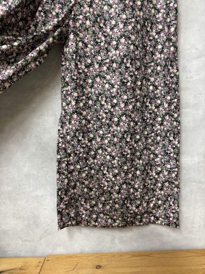 画像3: LILOU+LILY 　30VIERA　FLOWER　PRINT　ワイドパンツ　C.BLACK　size:38 (3)